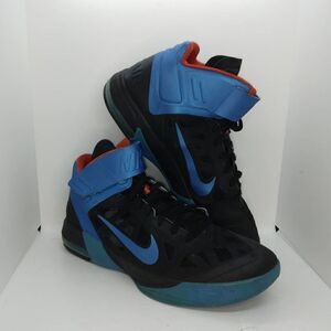Nike Air Max Fly By Mens Pre-owned HiTop Blue/Black Basketball Sneakers - sz. 13
